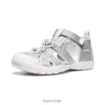 calzado KEEN seacamp ii cnx plata/blanco estrella niños grandes J4XN6798 - Image 3
