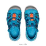 calzado KEEN seacamp ii cnx x oso ahumado oso ahumado/azul fiordo pequeños niños J4XN6858 - Image 4