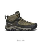 calzado KEEN targhee exp impermeable medio oliva oscuro/taupe plaza hombres J4XN669