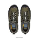 calzado KEEN targhee exp impermeable medio oliva oscuro/taupe plaza hombres J4XN669 - Image 4