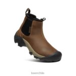 calzado KEEN targhee ii chelsea marrón vegetal/negro hombres J4XN6394 - Image 3