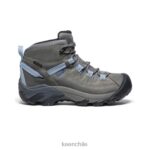 calzado KEEN targhee ii impermeable medio gris acero/hortensia mujer J4XN6620