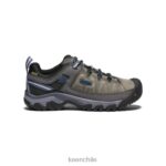 calzado KEEN targhee iii impermeable gris acero/azul capitán hombres J4XN6150