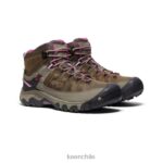 calzado KEEN targhee iii impermeable medio Weiss/Boysenberry mujer J4XN6569 - Image 2