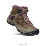 calzado KEEN targhee iii impermeable medio Weiss/Boysenberry mujer J4XN6569 - Image 3