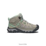 calzado KEEN Targhee ventilación media fumo/verde tranquilo mujer J4XN6586
