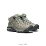 calzado KEEN Targhee ventilación media fumo/verde tranquilo mujer J4XN6586 - Image 3