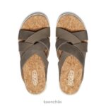 calzado KEEN tobogán mixto elle atigrado/abedul mujer J4XN6428 - Image 4