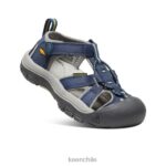 calzado KEEN venecia h2 azul marino/gris pequeños niños J4XN6963 - Image 3
