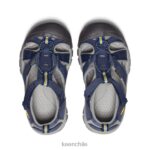calzado KEEN venecia h2 azul marino/gris pequeños niños J4XN6963 - Image 4