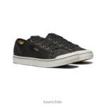 calzado KEEN zapatilla elsa de cuero cosecha abedul negro/plateado mujer J4XN6628 - Image 2