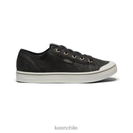calzado KEEN zapatilla elsa de cuero cosecha abedul negro/plateado mujer J4XN6628