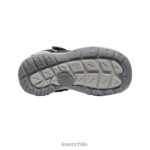 calzado KEEN zapatillas con pico y nudo amarillo negro pequeños niños J4XN6971 - Image 4