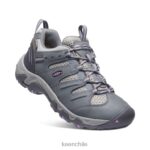 calzado KEEN zapato impermeable koven gris acero/violeta africana mujer J4XN6665 - Image 3