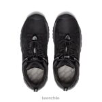 calzado KEEN zapato impermeable targhee negro/gris acero niños grandes J4XN6842 - Image 4