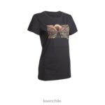 ropa KEEN camiseta del cañón ranura negro mujer J4XN6664