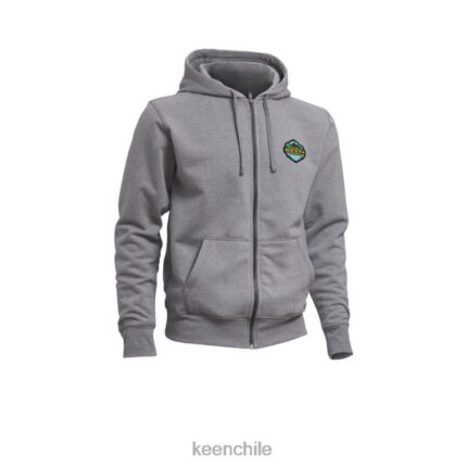 ropa KEEN sudadera con capucha con insignia brezo gris medio hombres J4XN6351