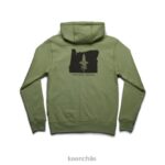 ropa KEEN sudadera con capucha olivino hombres J4XN6340 - Image 2